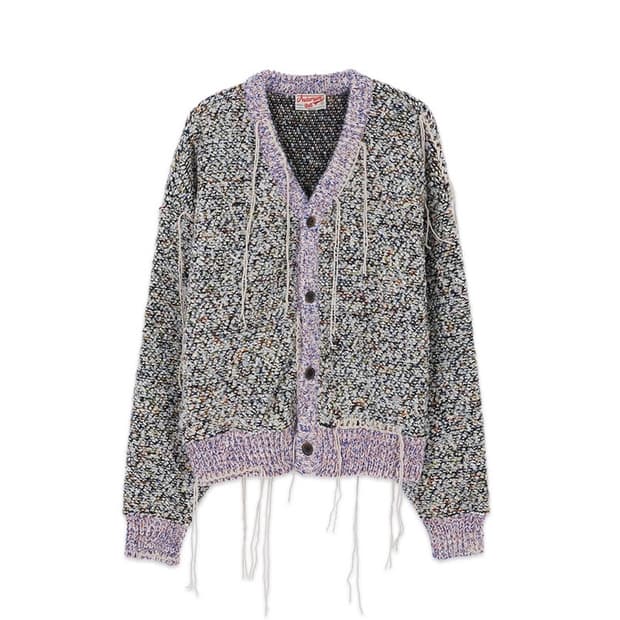 Heavy wool milton kardigan