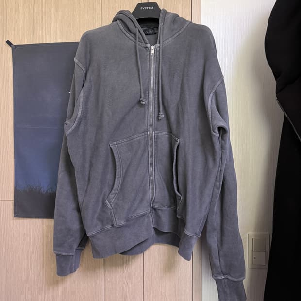 스투시 부아나 피그먼트 다이드 집업 후드