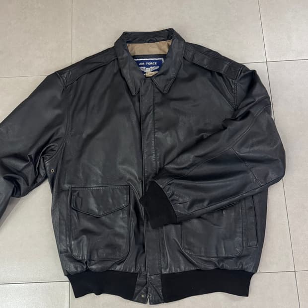 Air force 가죽 A2자켓 XL