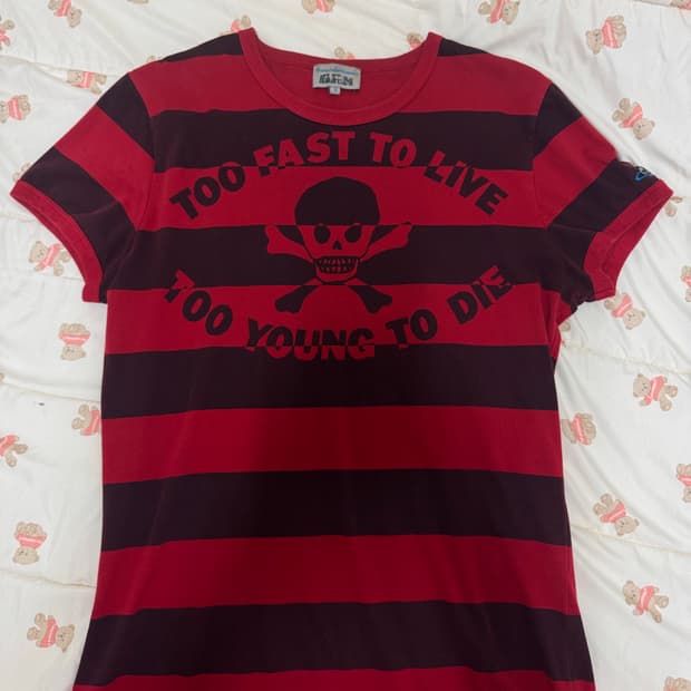 비비안웨스트우드 toofasttolivetooyoungtodie tee