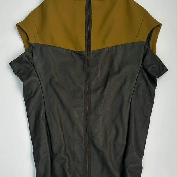 [38] 마르니 램스킨 베스트 블록 드레스 자켓