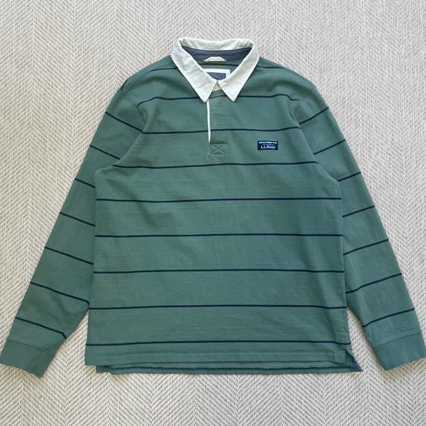 Ll.bean 엘엘빈 스트라이프 카라 티셔츠 