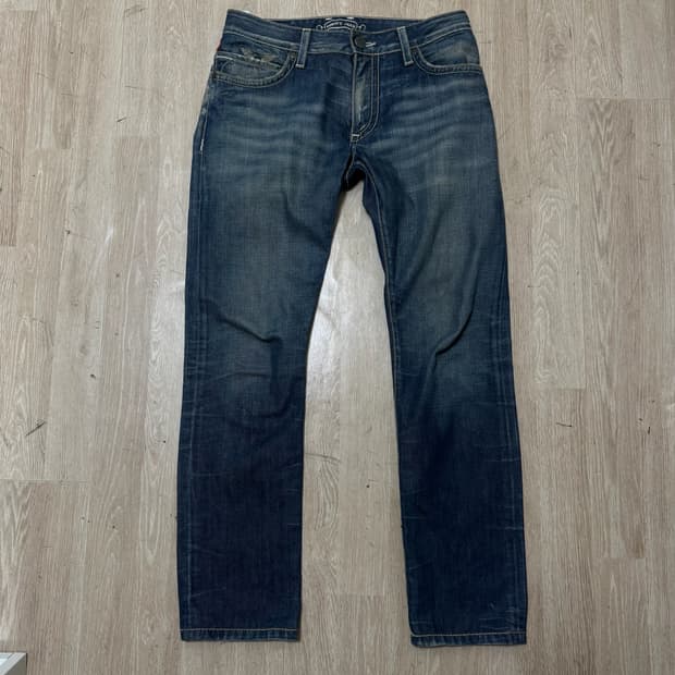 로빈스진 남성 레귤러 데님 청바지 30 