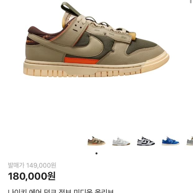 나이키 덩크 신발