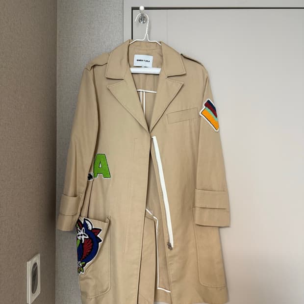 빔바이롤라 패치 워크 트랜치 자켓