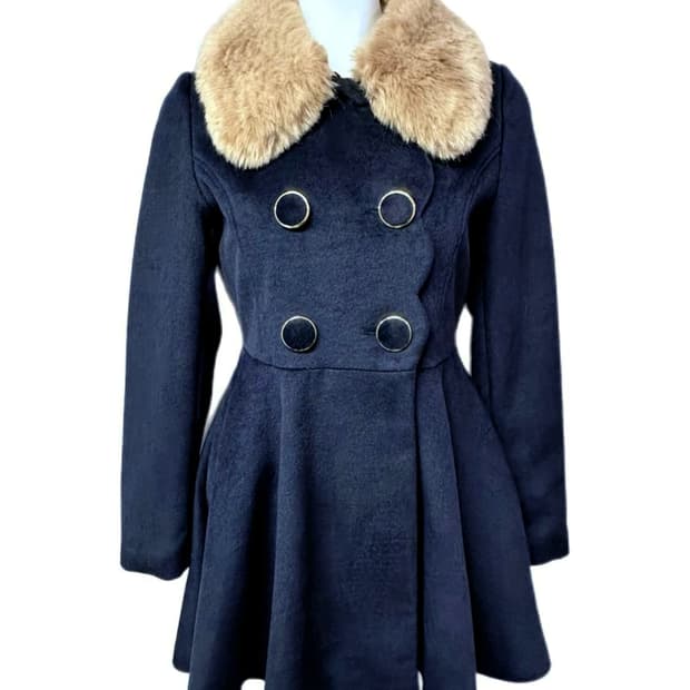 S급]세실맥비 대장 코트 갸루 오네갸루 히메갸루 러블리 달천 퍼코트