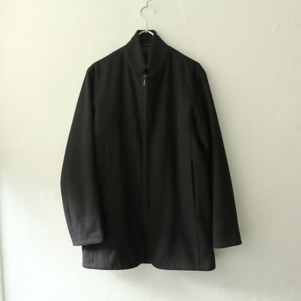 라드뮤지션 블랙 울 멜튼 자켓