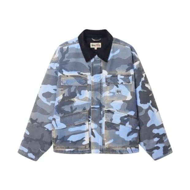 스투시 캔버스 샵 워크 자켓