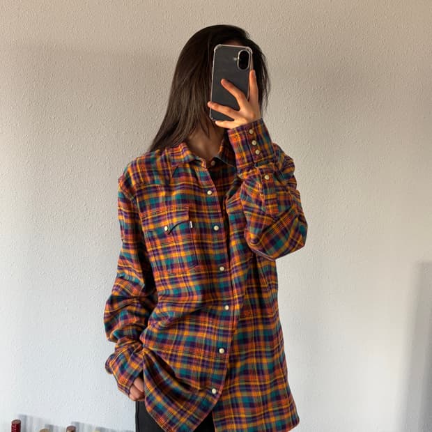 [M]리바이스 Levi's 웨스턴 체크 플란넬 셔츠