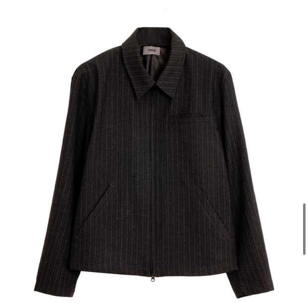 YOSUK 스트라이프 집업 자켓 2사이즈