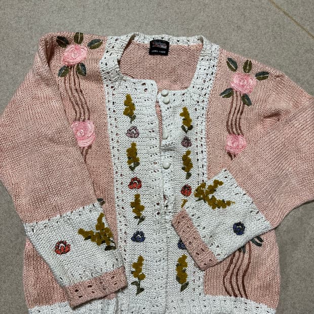 핸드메이드 코튼 가디건 made in Italy