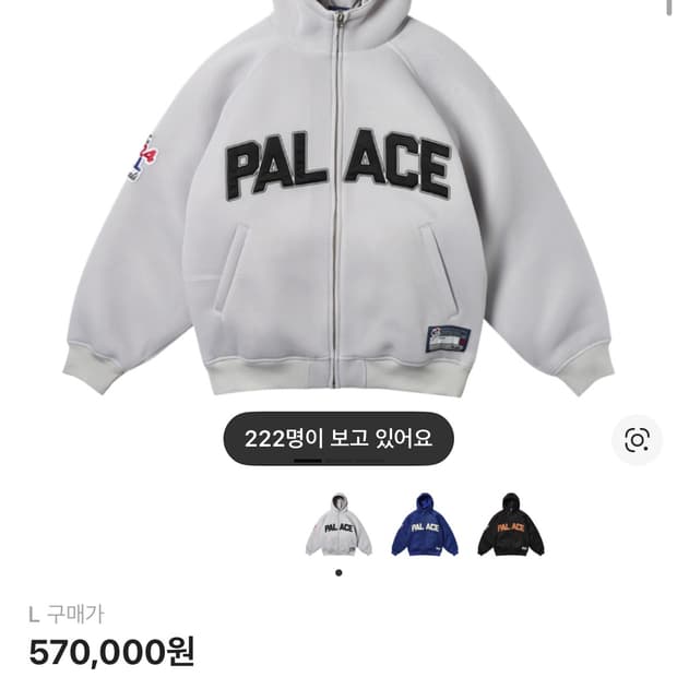 [L] 팔라스 메셔 자켓 그레이