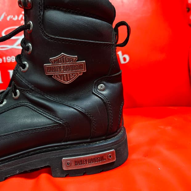 할리데이비슨 시그니쳐 스틸로고 에버콘 부츠 41size