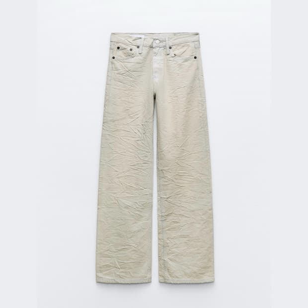 자라 빈티지 데님 미드라이즈