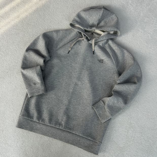노스페이스 회색 후드티 XL