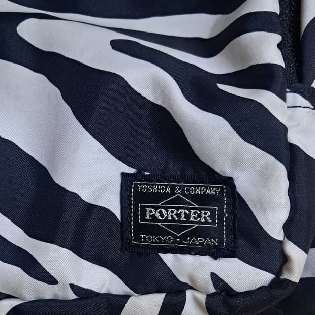 Head Porter zebra backpack