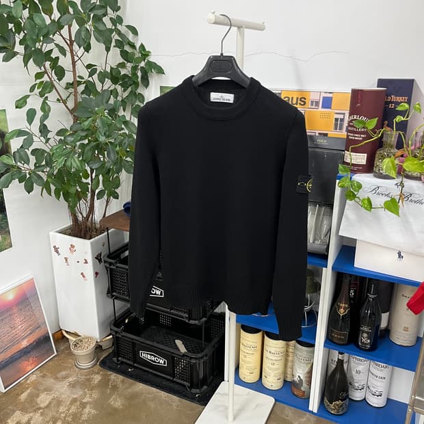 스톤아일랜드 크루넥 울니트 L