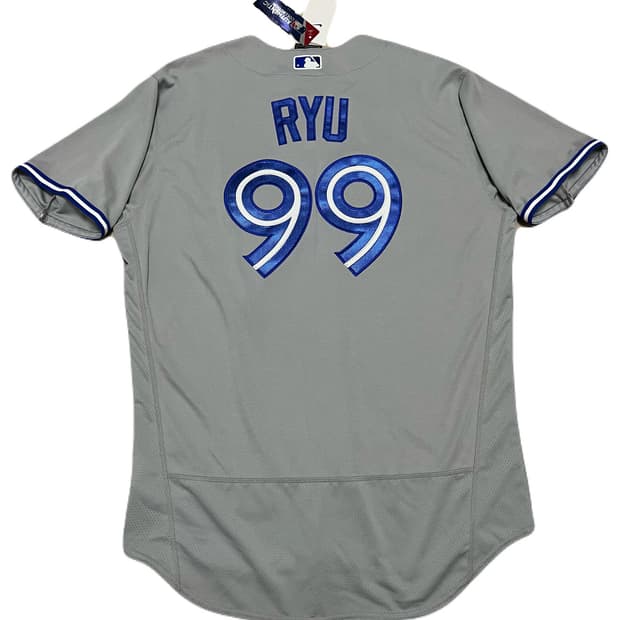 나이키 류현진 토론토 블루제이스 어웨이 어센틱 정품 유니폼