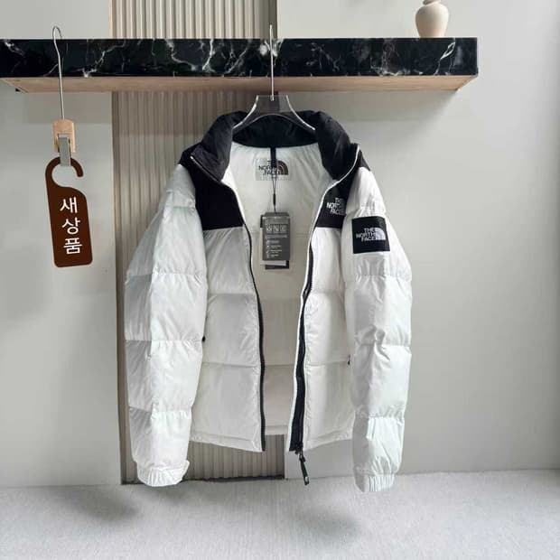 노스페이스 화이트 라벨 노벨티 눕시 RDS 다운 자켓 아이보리 NJ1DQ