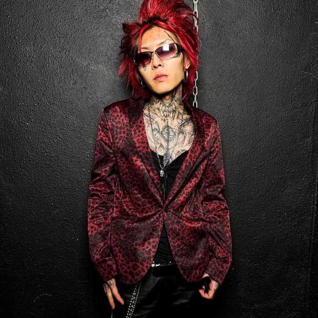 SEANA – Red Leopard Pattern Jacket