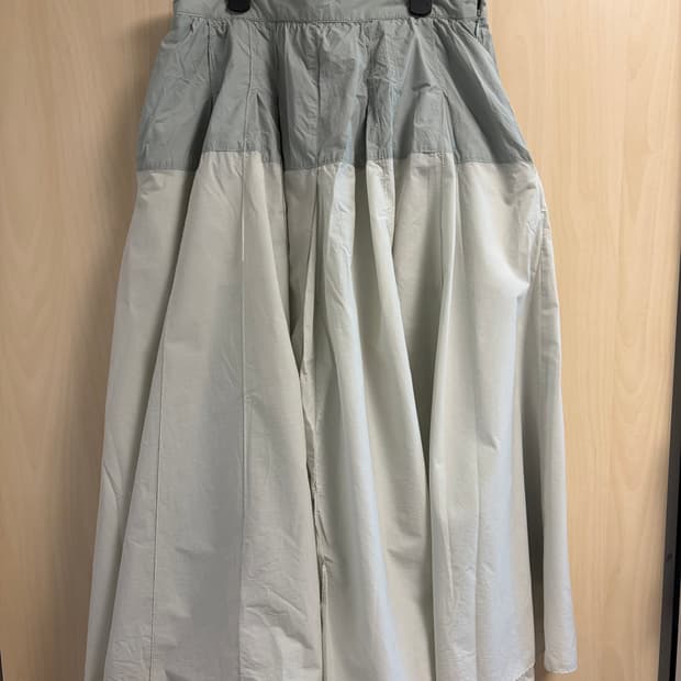 SJSJ 면 혼방 봄여름 플레어 스커트 S