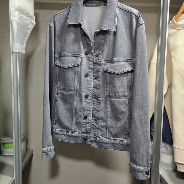 띠어리 / 그레이 데님자켓 /M