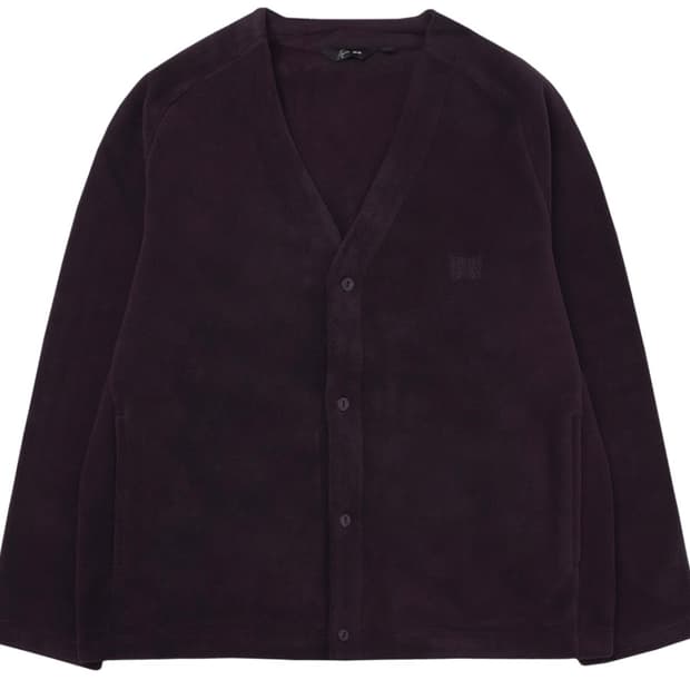 유니클로 니들스 가디건 퍼플