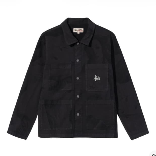 Stussy Venus Chore Jacket Black / L