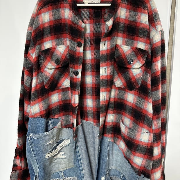 그렉로렌 50/50 울 플란넬 자켓