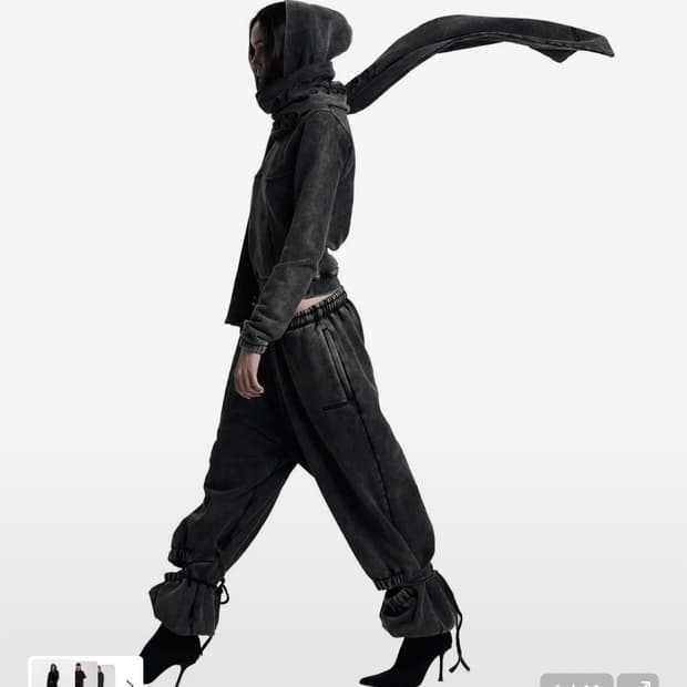 Odor ment hood (+scarf)