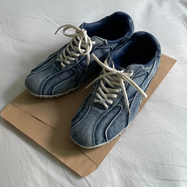 야세 스파이더 워싱 스니커즈 데님 280