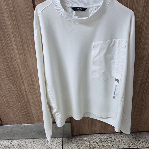 시스템 롱슬리브 티 100