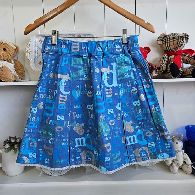 (mezzo piano) 레터링 하트 스커트