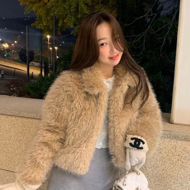 시예샵 siye 퍼 자켓