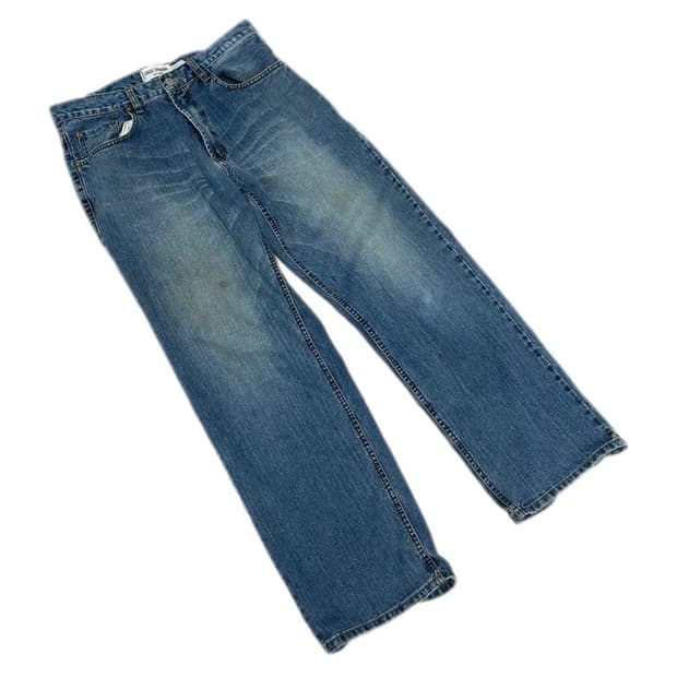 00s 리바이스 신치백 569 루즈 스트레이트핏 데님 팬츠 34x32