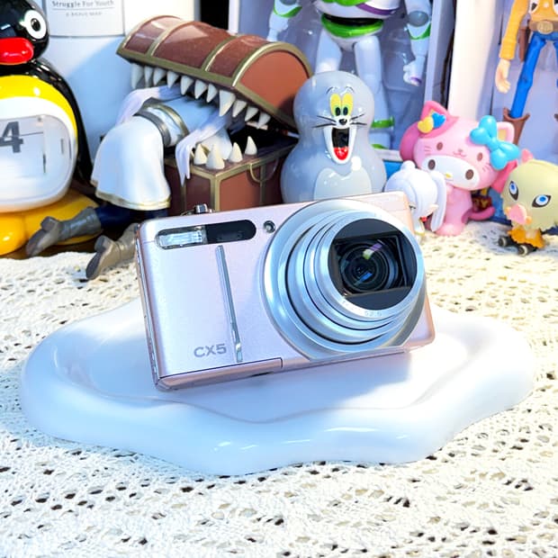 [💖리코 감성] 리코 RICOH CX5 핑크 레트로 디지털 카메라