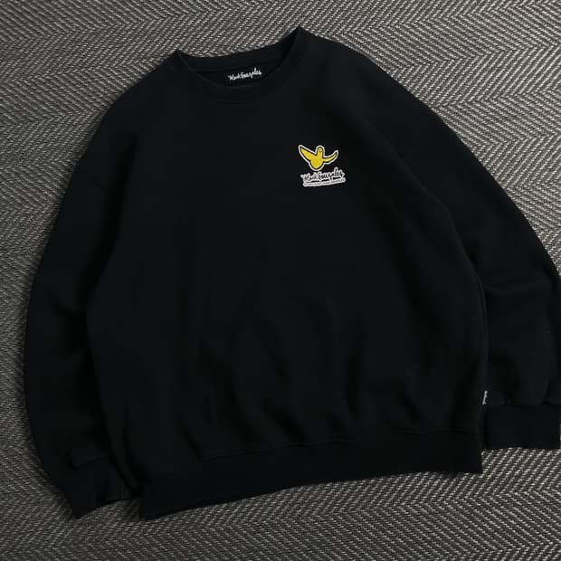 마크 곤잘레스 박시핏 블랙 맨투맨y 3917