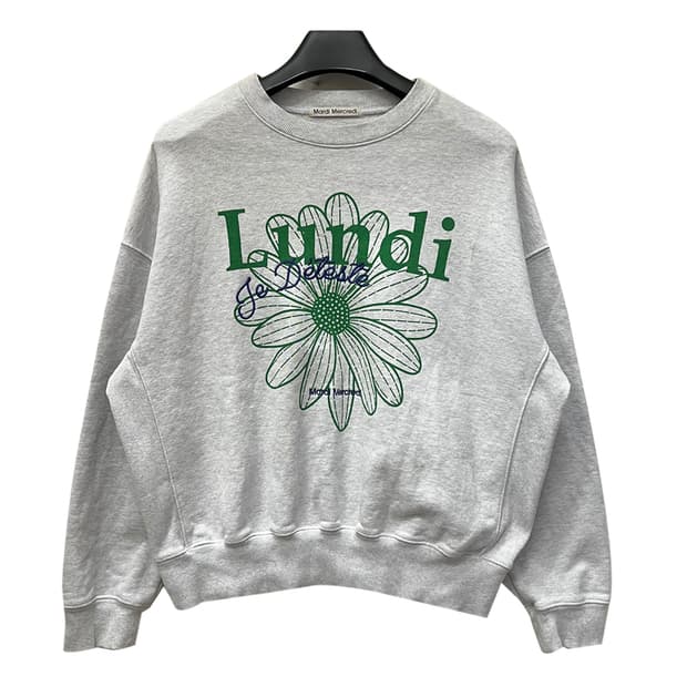 마르디 메크르디 플라워 스웻 맨투맨 FREE