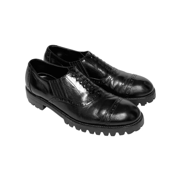 꼼데가르송 옴므플러스 더비슈즈