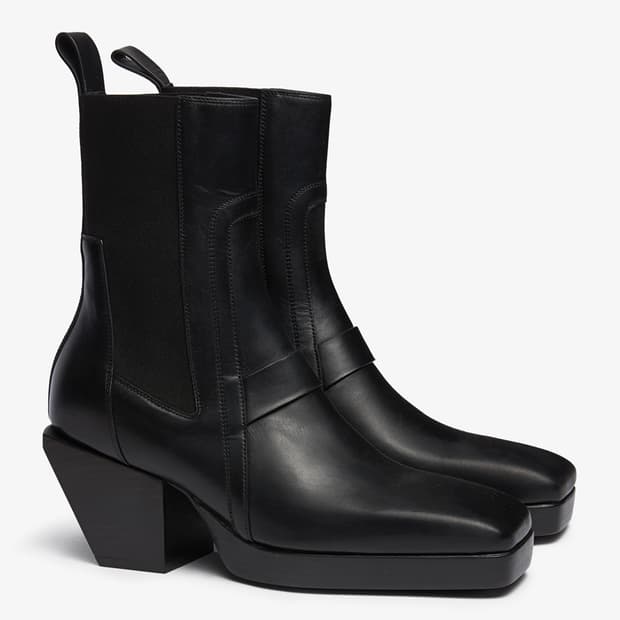 [44] rickowens 22fw sliver strap boots