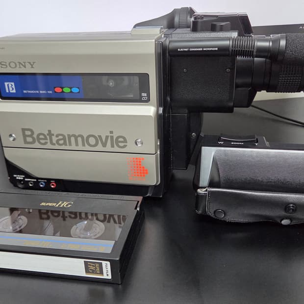 소니 베타맥스 비디오 카메라 캠코더 (BMC-100)