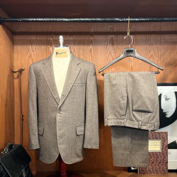 브룩스브라더스 트위드 수트