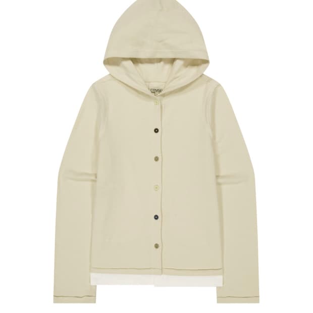 코이세이오 버튼업 후디 아이보리 