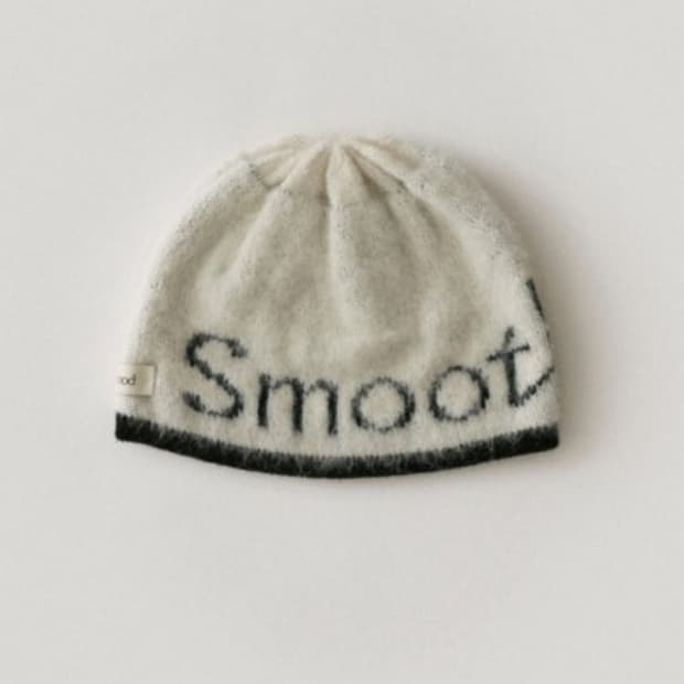 스무드무드 루미 로고 비니 크림