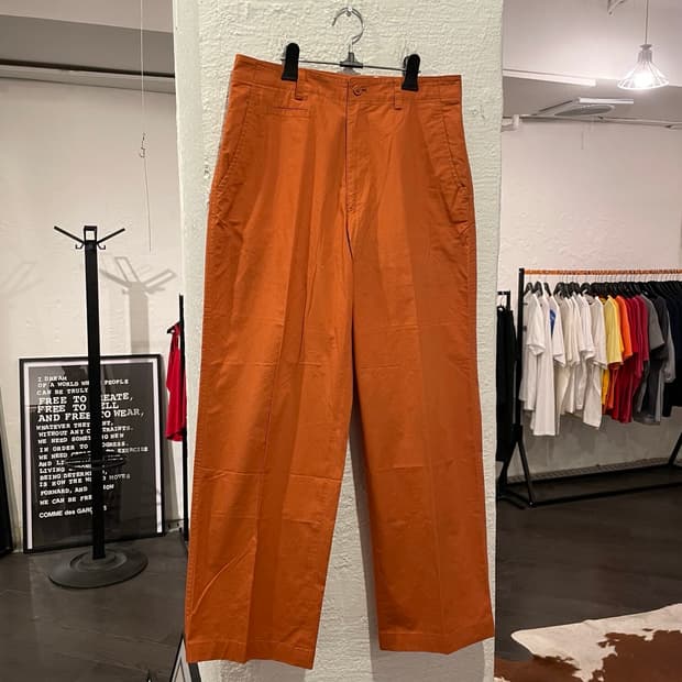 이세이미야케 팬츠 오렌지