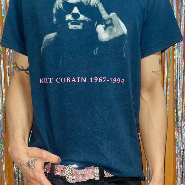 00s Kurt Cobain Memorial Band Tshirt