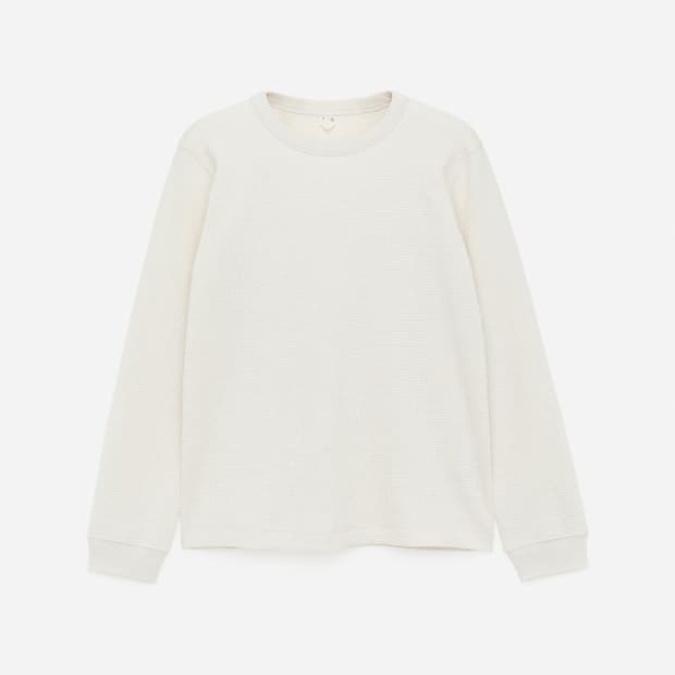 아르켓 와플 니트 스웻셔츠