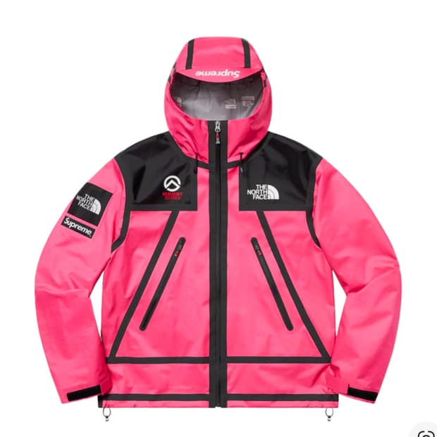 슈프림 x 노스페이스 서밋 시리즈 아우터 테이프 심 자켓 핑크 - 21S