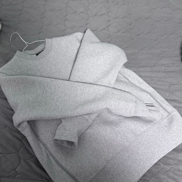 캠버 크로스니트 맨투맨