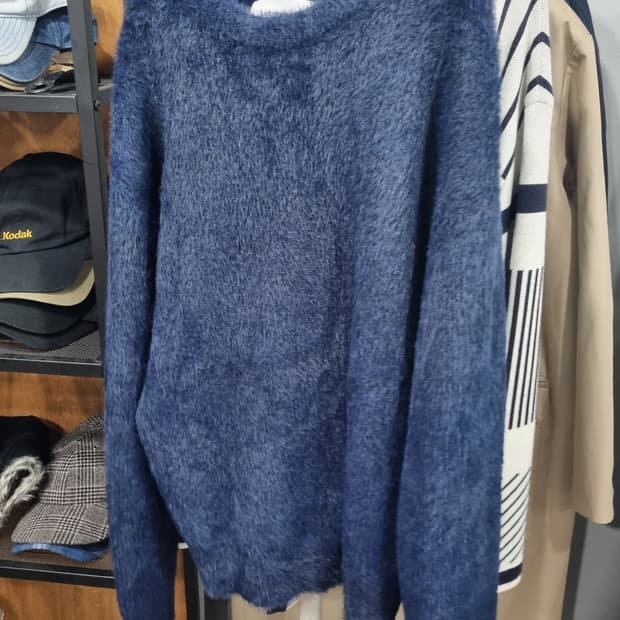 노메뉴얼 남성용 니트(헤어리) xL(가슴반품54, 총장62) 거의새거